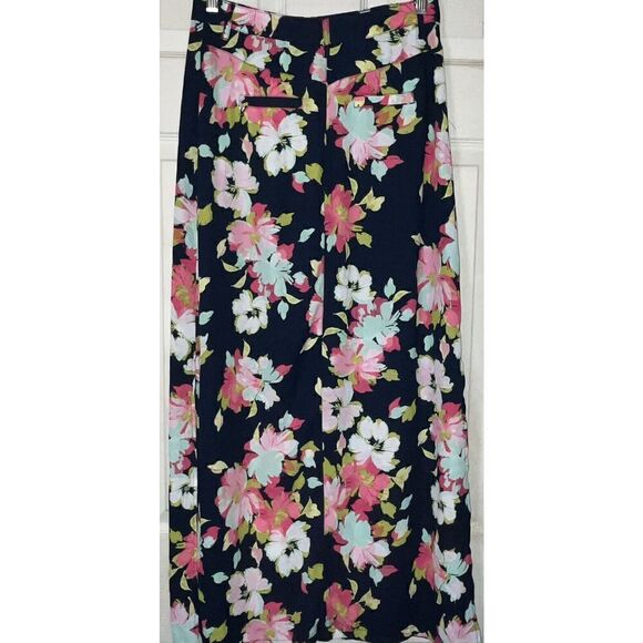 Kut from the Kloth Mindy Floral Maxi Skirt Women's 0P Side Slit Boho Hippie - Picture 7 of 13